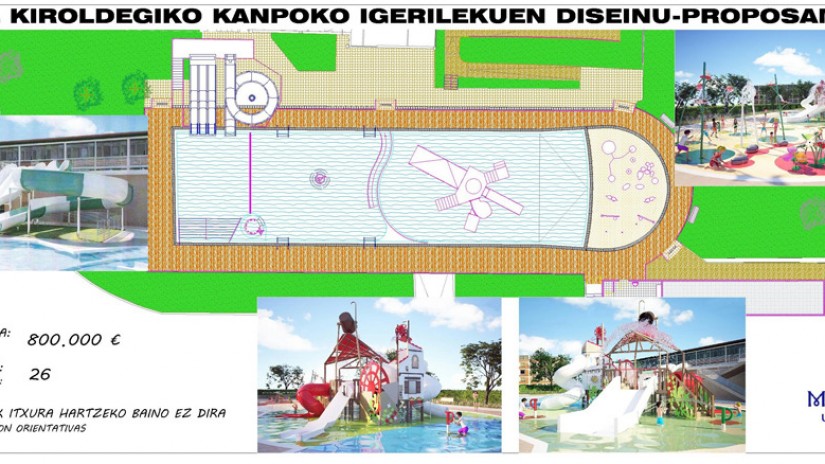 Nuevas piscinas exteriores - propuesta de diseño participativo