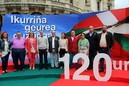 Euskal aberriaren bandera lehen aldiz altxatu zeneko 120. Urteurrena